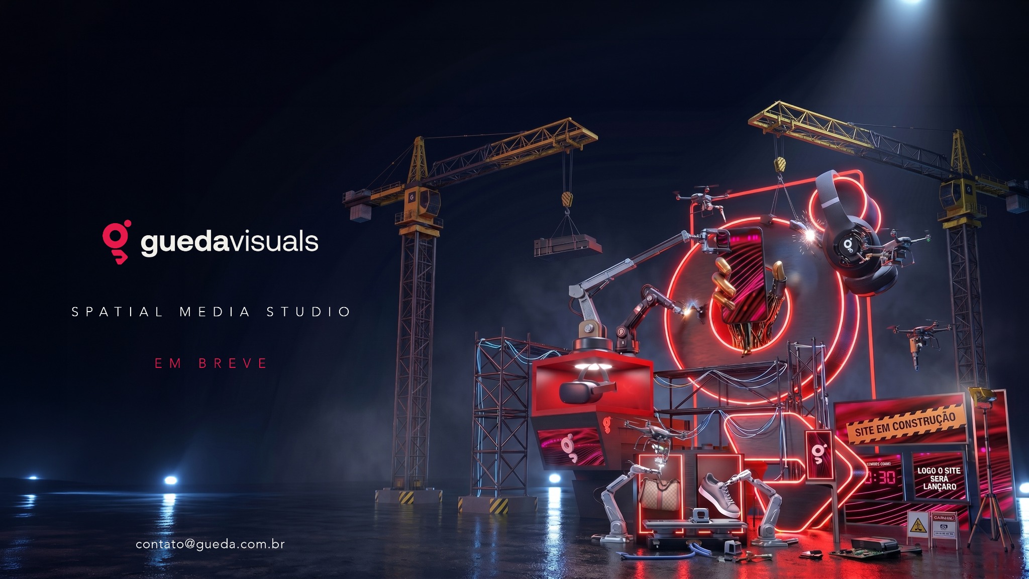 Gueda Visuals, Spatial Media Studio. Em breve.